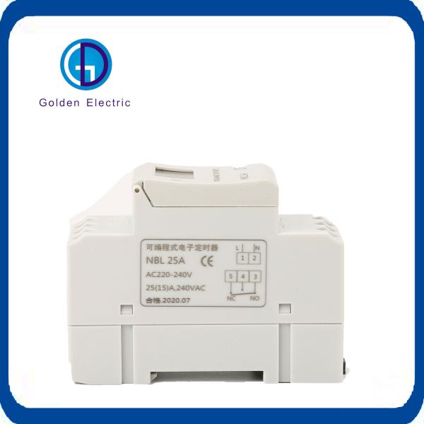 Temporiador eletrônico programável THC15A Tensão de trabalho 220-240VAC 50-60Hz Erro de tempo ≤1s/24h