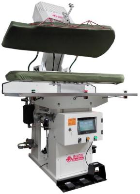 Blazer Suit Vertical Duffle Coat Pressing Machine With Left Back Steam Heating System