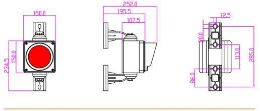 OEM 24V светодиодный светодиодный светодиодный светодиод IP65 для гаражных дверей и различных дорожных приложений
