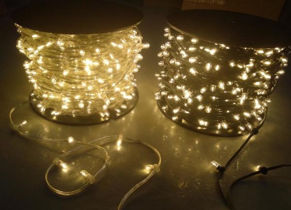 100m crystal led clip strings outdoor xmas string lights 666 led