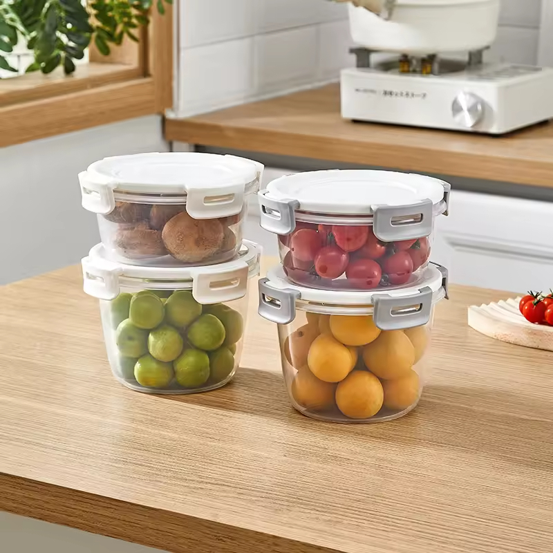 Eco-Friendly Microwavable Airtight PP Meal Prep Containers Food Storage and Lunch Box with Lid for Kitchen Tableware