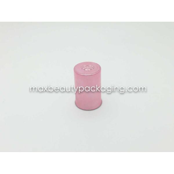 N8015 nail polish cap nail polish packaging plastic cap UV metallic pink color coating finish flat brush plastic cap