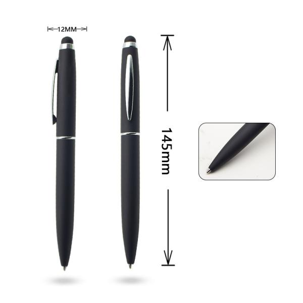 Бизнес канцелярские принадлежности на заказ многоцветные металлические резиновые шариковые ручки для целей