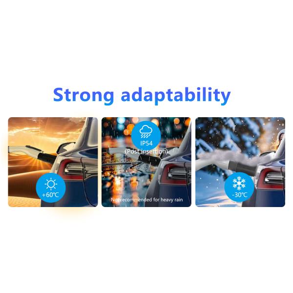 Compact and Portable 220V 7KW 32A Adapter for Tesla Car Type 1 Charging Pile to Tesla Car EV Charge Customized Plug Type1