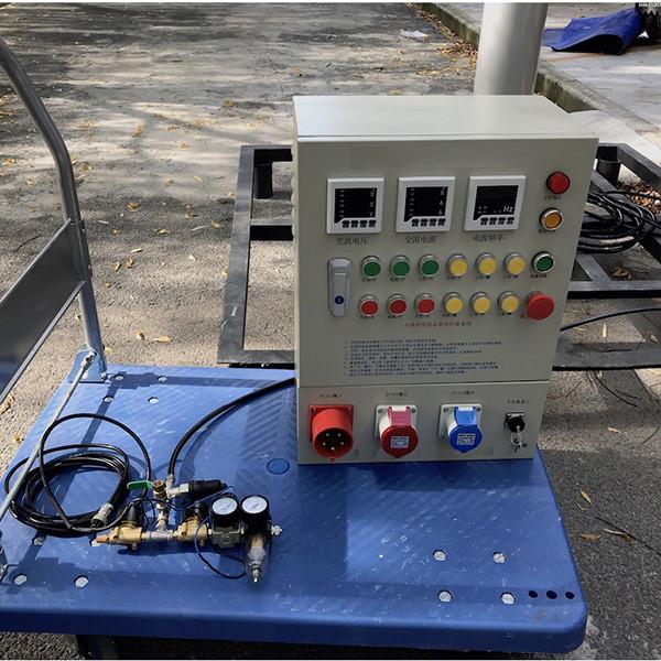 8m Pneumatic Telescopic Mast Light Tower for Fire Tender Illumination-4x200W LED flood lights