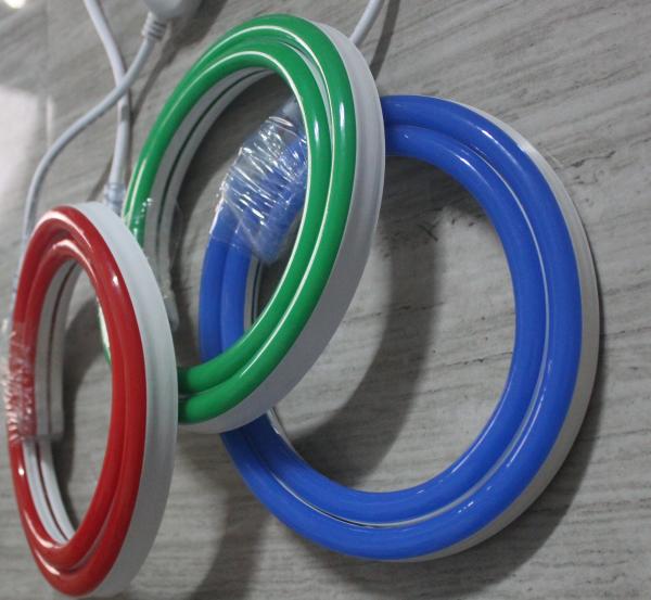 Quality 11x18mm Super-bright SMD2835 Brand New LED Flex Neons rope light green color 12 volt color jacket pvc