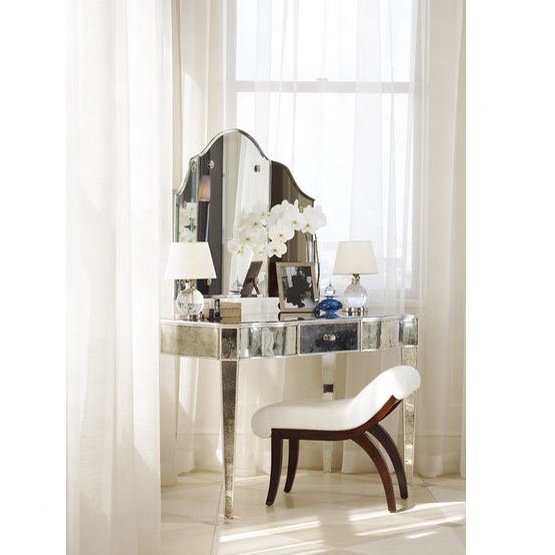 CE Certificated Girls Makeup Vanity Desk Dressing Table Furniture For Hotel