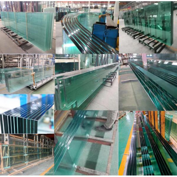 CE Certified Jumbo Oversized 12mm 15mm 19mm Tempered Glass Panel For Wall Storefronts Partitions Large Windows