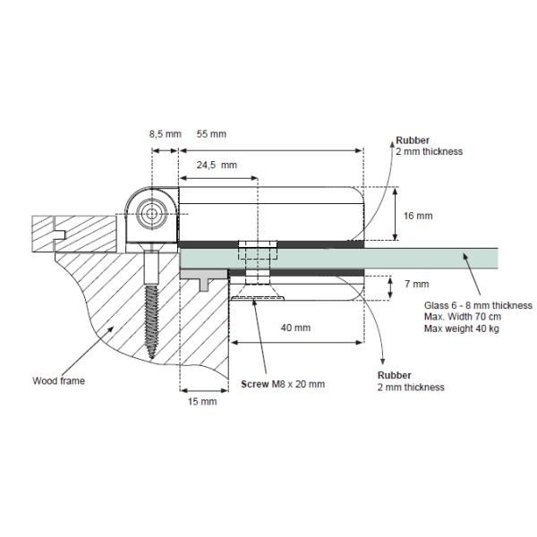 Шарнир двери сауны для изготовления шарниров двери двери сауны стеклянными стеклянными подгонянного продажами