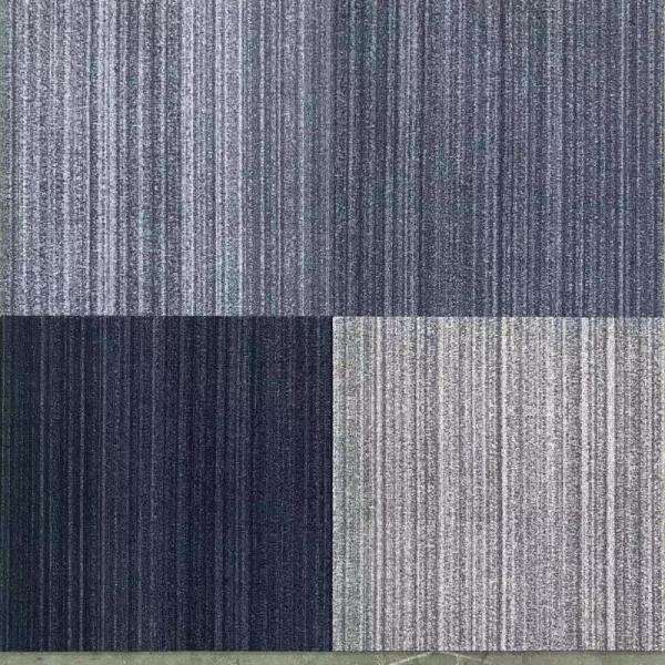 5-Star Hotel Square Nylon Printed Carpet Tiles Made by Nylon with PE Modular Backing