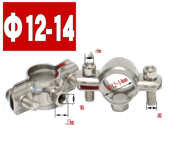 JIS Standard Stainless Steel Hose Clamp Pipe Holder for Tri Clamp Fitting and Tube Clips Standard or Nonstandard Standard