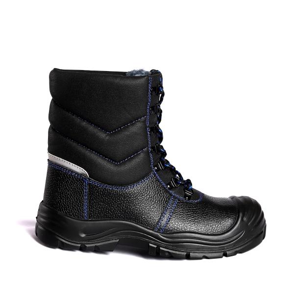 Shengjie Black Footwear Lace Up Cut Steel Toe PU Sole Protection Shock Function Anti Slip Work Boots Safety Shoes