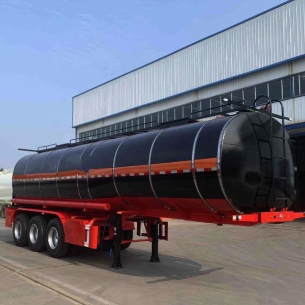 2/3 Axle 30000L Tanker Semi Trailer Carbon Steel/Stainless Steel/Aluminum Alloy For Oil/Fuel/Diesel/Gasoline/Crude/Water/Milk  Customized