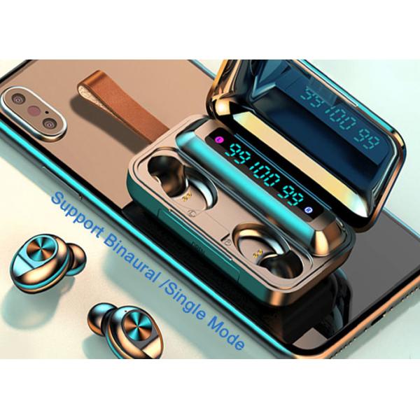 27*17mm Bluetooth Sports Earphones 50H Call Time IPX7 Waterproof Earbuds