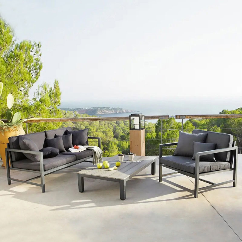 Swimming Pool Furniture Outdoor Modern Customized Garden Sofa Set Furniture L Shape