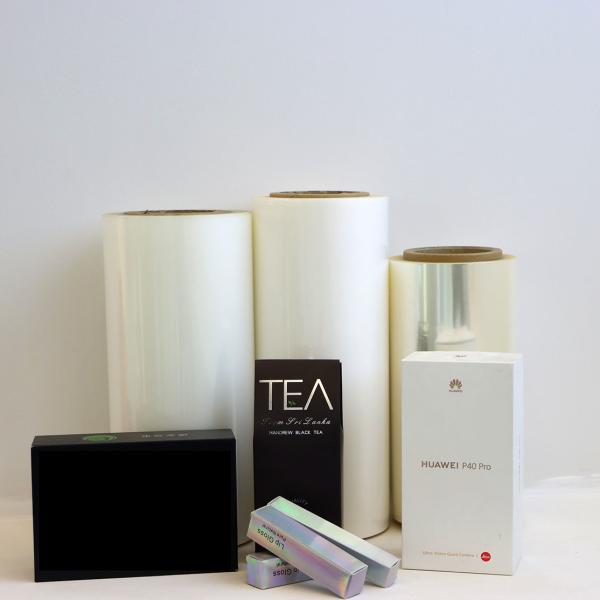 Premium BOPP Gloss Film Recyclable High Transparency Cosmetics Gift Wrapping Film