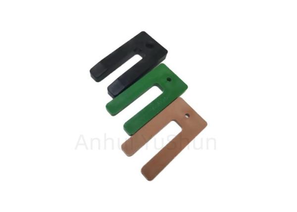 Surface Smooth Plastic Window Packers 1.5mm 3.2mm 6.4mm 10mm Yellow