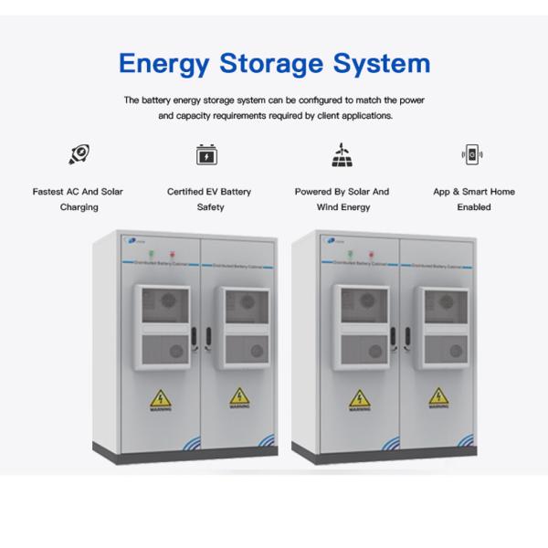 LiFePO4 ESS Battery business battery storage With Mono / Poly Solar Panel