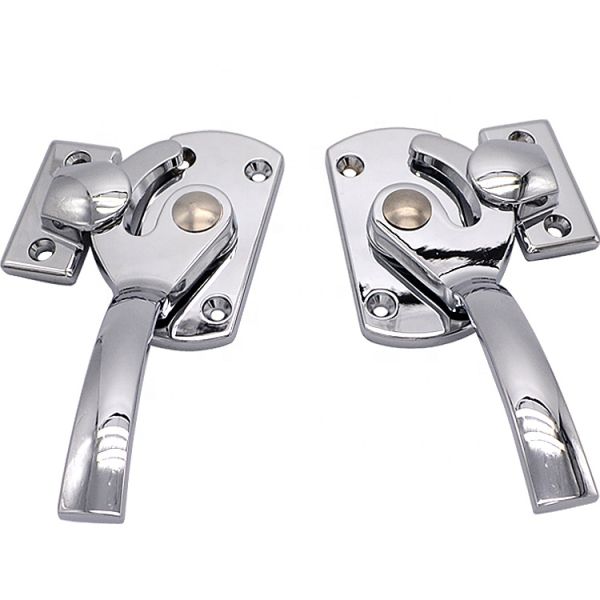 Industrial handle locks distinguish between left and right freezer locks