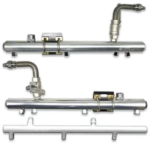 Barre de pulvérisation haute pression en alliage d'aluminium résistante à l'érosion 4 Barre de pulvérisation à buse