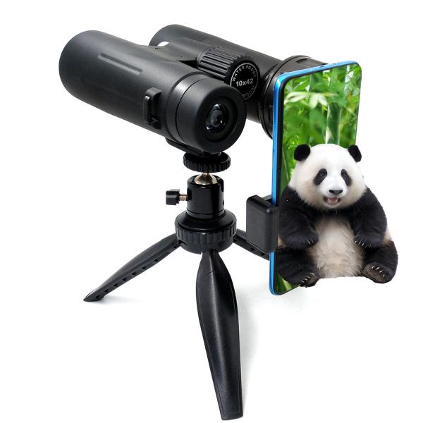 Large View 10x42 High Definition Compact Binoculars Clear Vision in Low Light Conditions for Bird Watching, Hunting