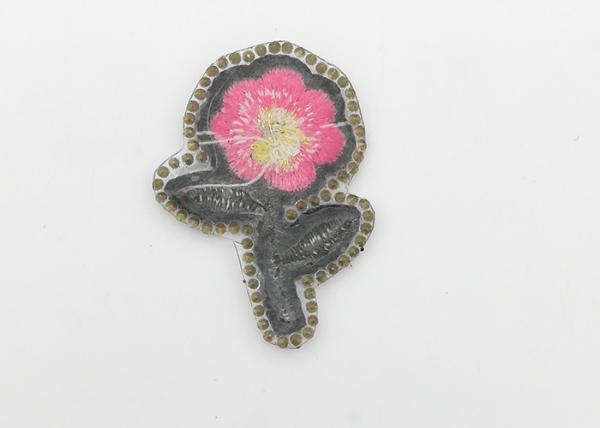 Washable Iron On Flower Appliques Exquisite Elegant Abrasion Resistant