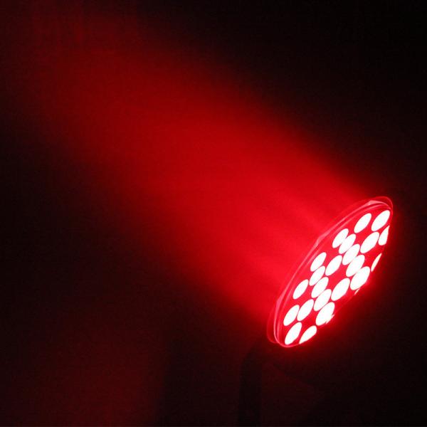 O RGB 24x3W 3 In1 que ilumina a paridade do DJ enlata a lavagem conduzida da fase da liga de alumínio DMX 512
