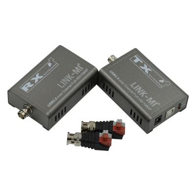 50M KVM Extender For Camera 1080P USB Extender Over Coaxial Cable Kvm Over Fiber