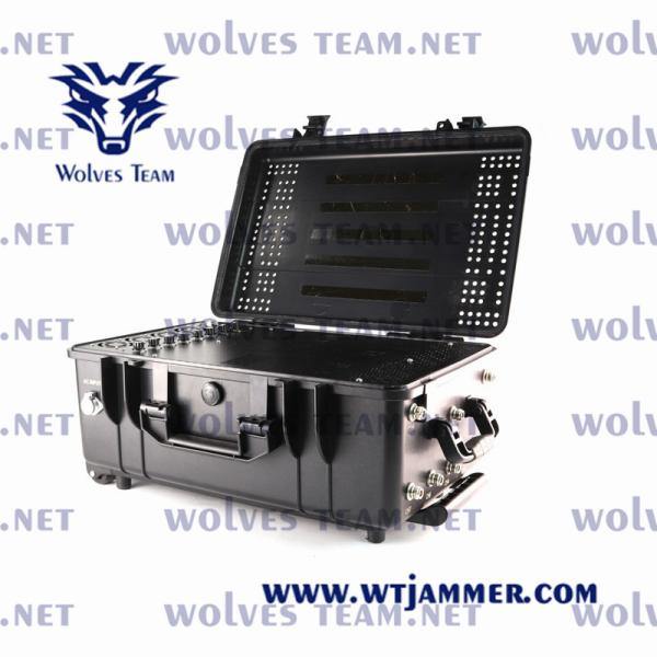 Wireless 80 Watt 500M 3g 4g Signal Jammer For Prison