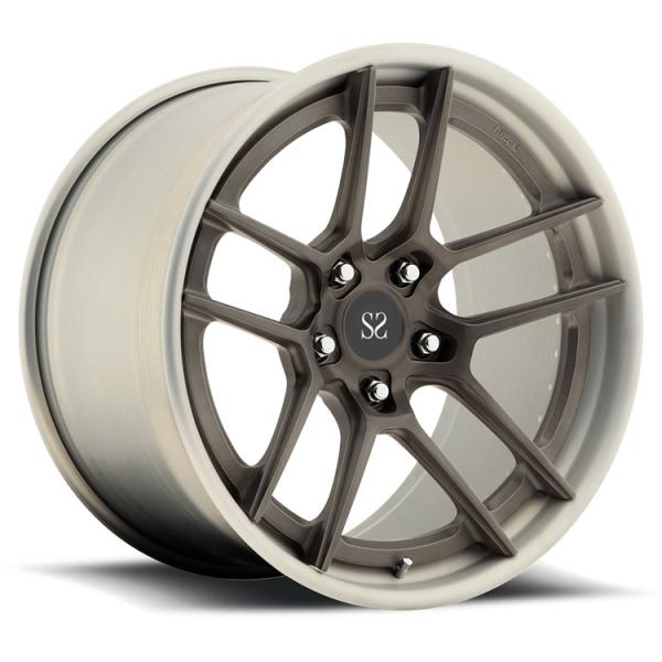 Ally Rims  22 Gloss Black Customized Alloy Rims For Ferrari 458  / 21inch 2-PC Forged Rims