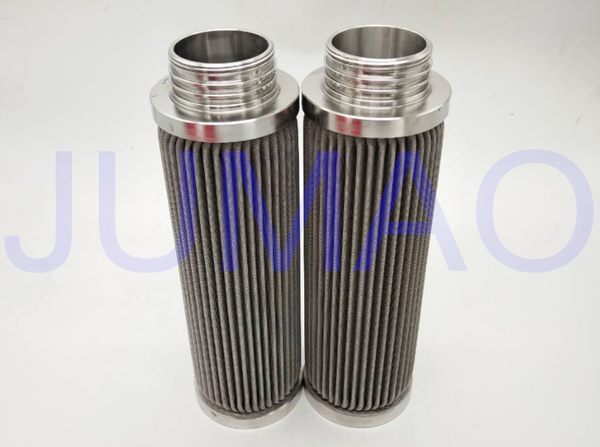316L Stainless Steel Pleated Filter Element For Gas Filtration / Oil Filtration