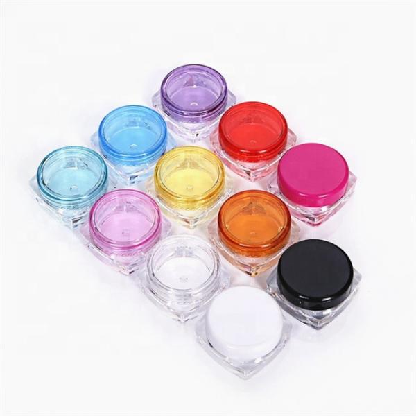 ABS Face Cream Jar 3g 5g Acrylic Cosmetic Containers OEM