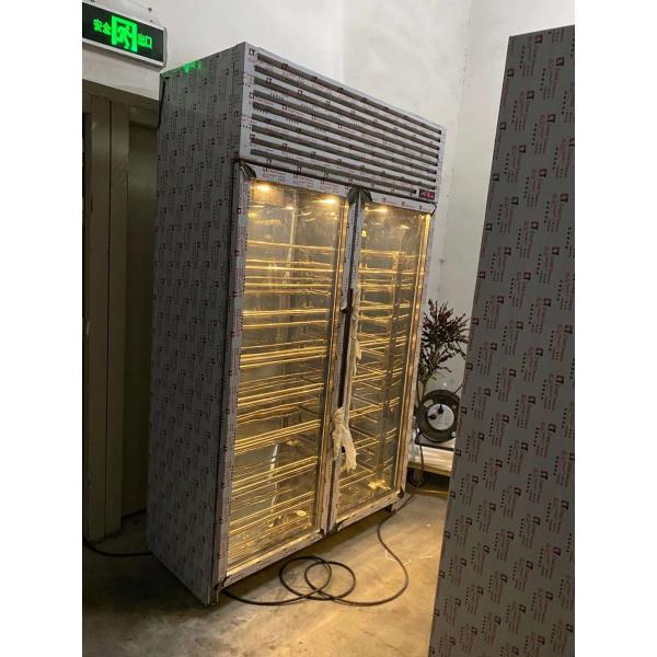 Stainless Steel Wine Display Cooler , Fan Cooling Champagne Wine Display Refrigerator