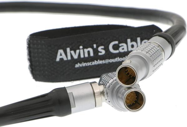 Ângulo direito masculino de 16 Pin ao escarlate épico vermelho dos bens do vermelho o reto do cabo do LCD EVF