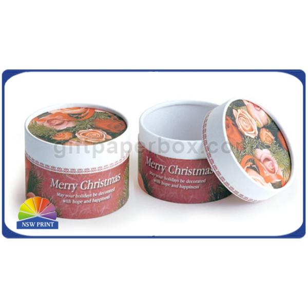 Упаковка трубки бумаги картона подарочной коробки чувствительного небольшого цилиндра упаковывая белая