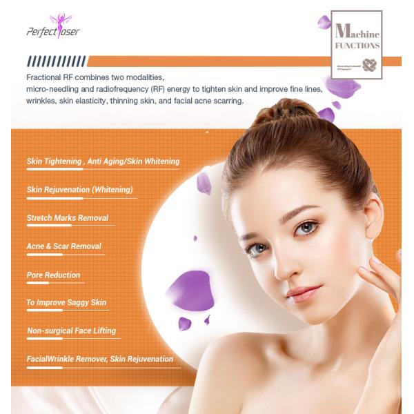 Частичный RF Microneedle Machine Radio Frequency Professional Microneedling