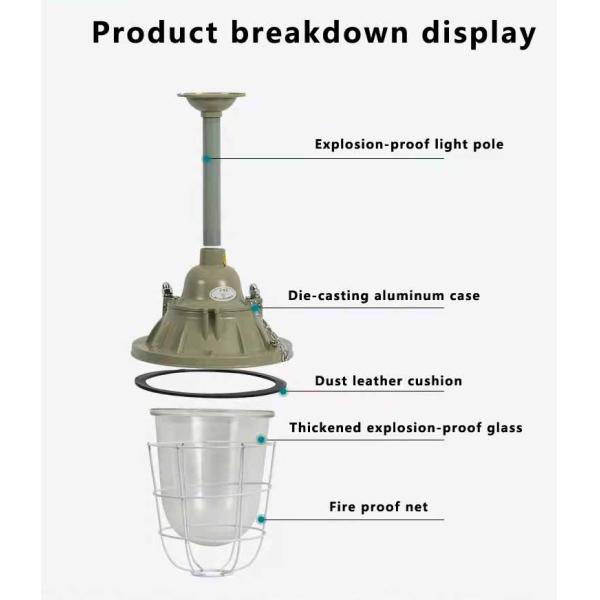 200w Explosion-proof LED Bulb for Indoor/Outdoor in Chemical Plants Lighting Fixture
