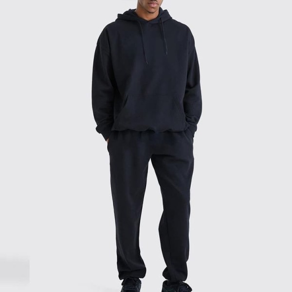 Custom Tracksuits Set Heavyweight Blank Oversized Hoodie Set Streetwear