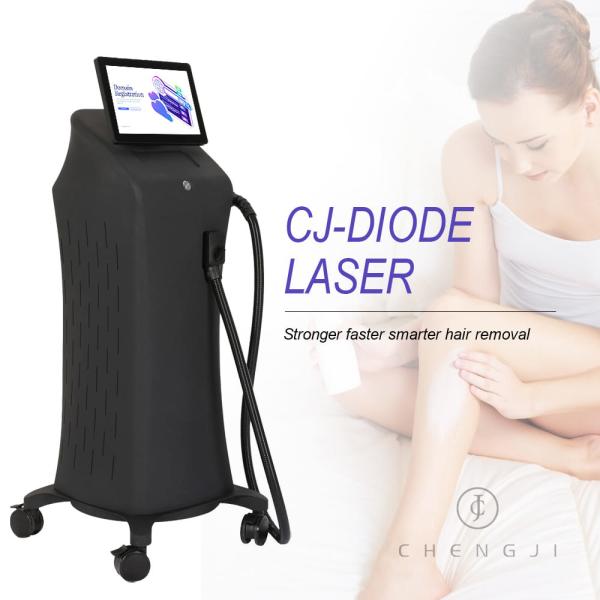755 1064 808nm Professional Laser Hair Removal System , 3000W Laser Epilation Machine