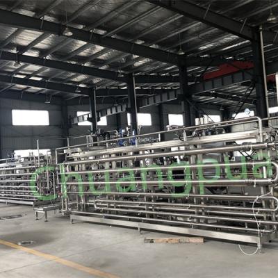 Ultra High Temperature UHT Sterilizer For Fruit Paste Jam Production