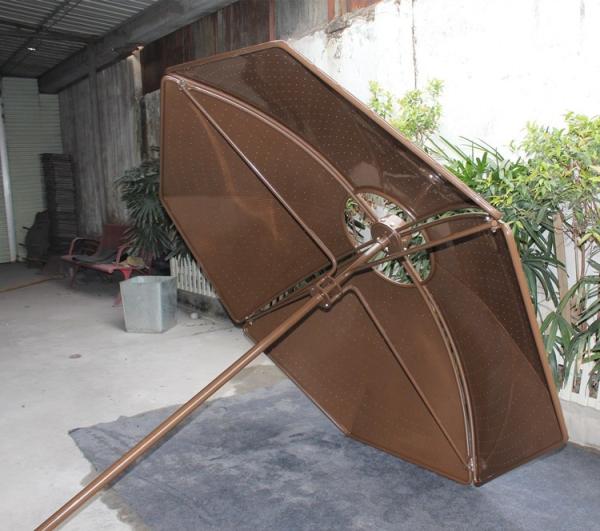 Umbrilhões de Alumínio Comercial para Patio Exterior 2342mm Altura OEM ODM