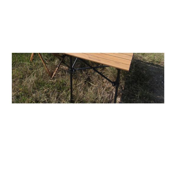 Adjustable Height Aluminum Camping Table 43-64cm 30kg Load