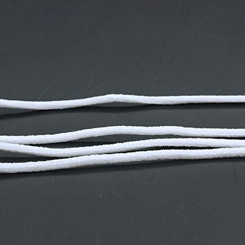 White Anti Dust Mask Materials , Mask Raw Materials Spandex Nylon Earloop