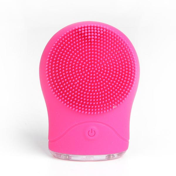 Customize Electric Silicone Facial Cleansing Brush Face Vibrating Massager Deep Cleaning Brush