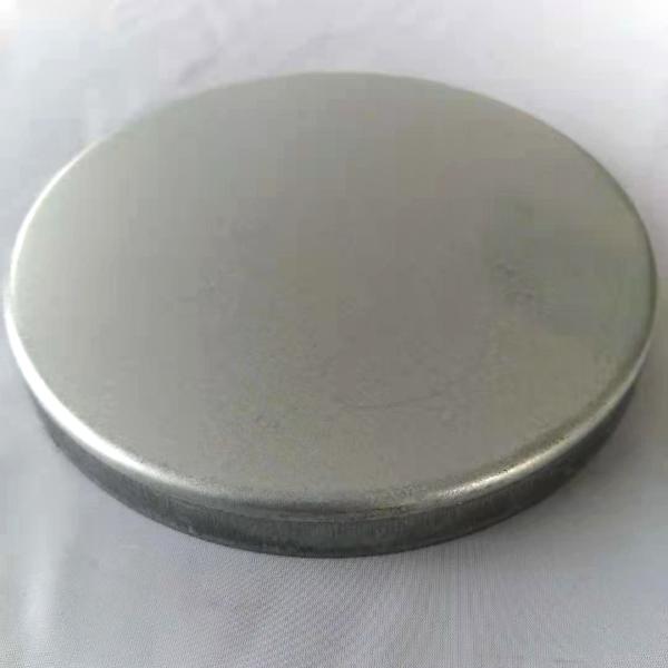 ISO Filter Cage Spare Parts , Galvanized Plate Filter Cage Bottom Cap