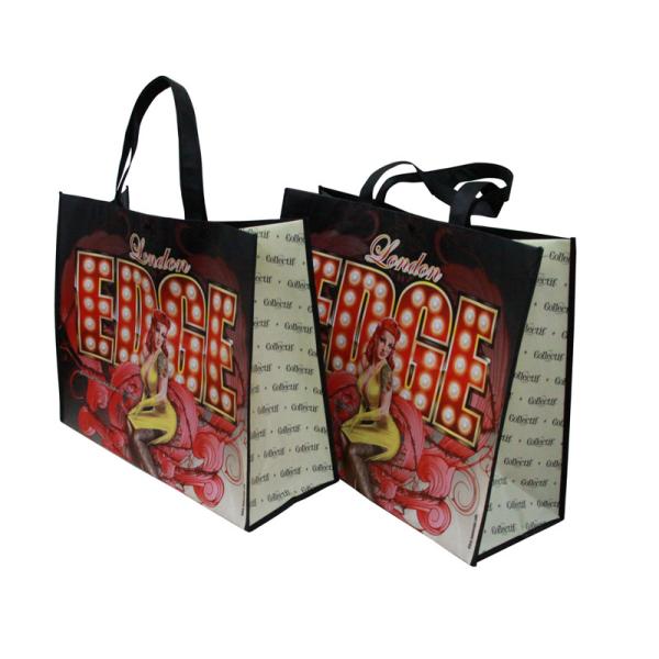 75g Colorful Nonwoven Fabric Reusable Carrier Bags With Customized Logo For Girls