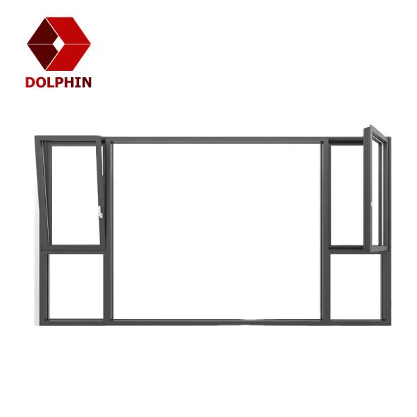 Окно анодируя алюминиевое Windows окна дома виллы алюминиевое и двери