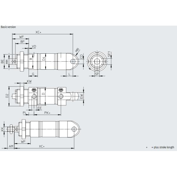 ISO6432 Stainless Steel ATEX II 2G Festo Round Cylinder Double Acting 12mm To 100mm 8152552  CRDSNU-16-40-P-A 2159637  CRDSNU-B-25-25-PPS-A-MG-A1