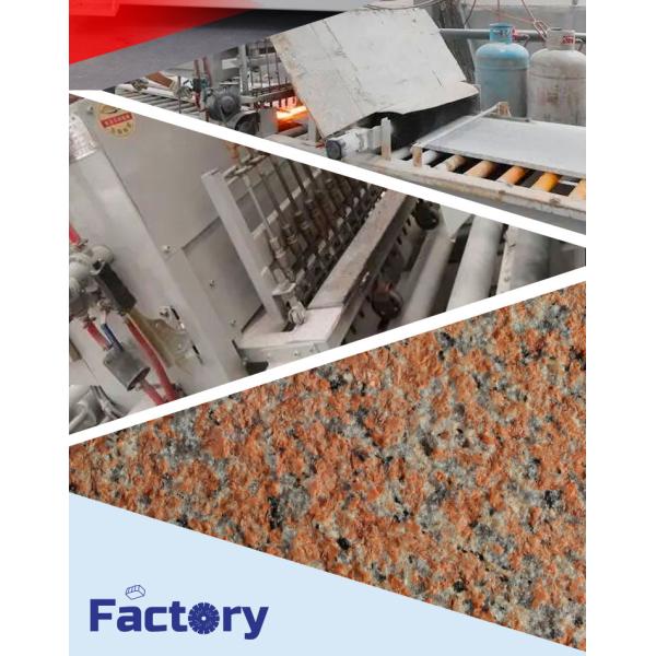 LINSING Пламенная каменная машина для обработки отделочных деталей для выщелоченного грубого сбора гранитной плиты