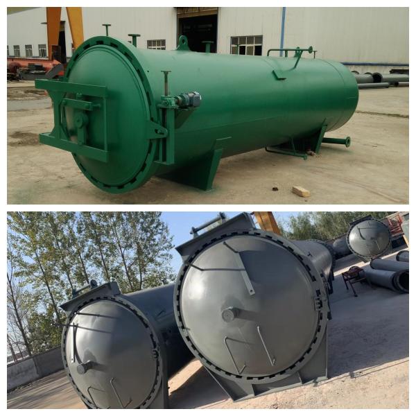 Углеродные волокна вакуумные 3KW бетонный автоклав Plc электрическое отопление